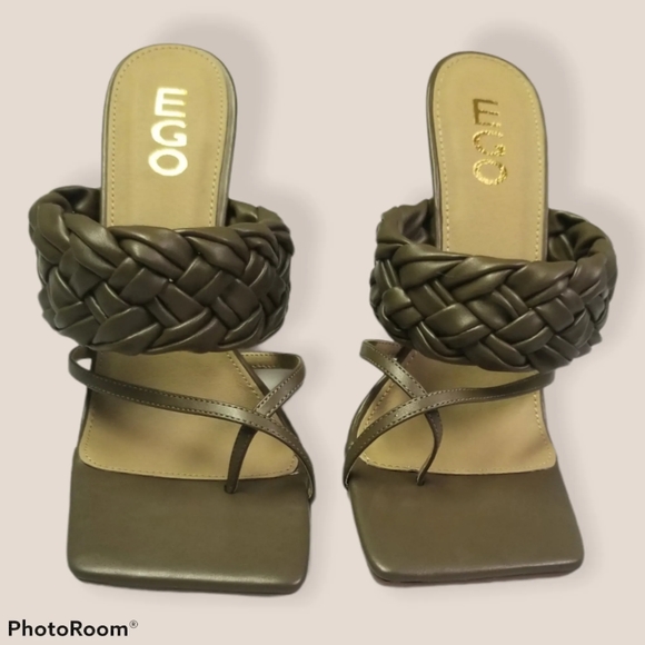 EGO Shoes - EGO SURREAL KHAKI HIGH HEELS